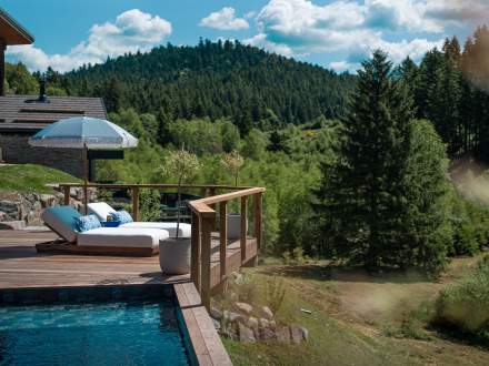 Chalet Spa Vosges 2 personnes · Domaine les Terres Bleues · Bien-Être  