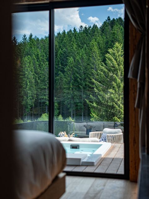 Chalet Gérardmer Jacuzzi 2 personnes · Domaine les Terres Bleues 