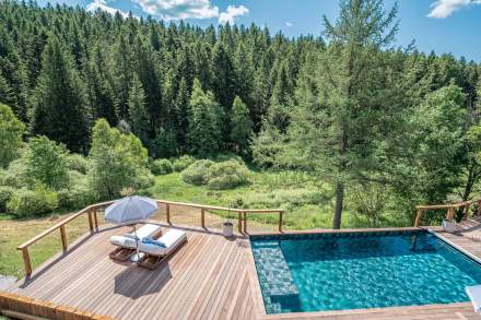 Chalet Spa Vosges 2 personnes · Domaine les Terres Bleues · Bien-Être  