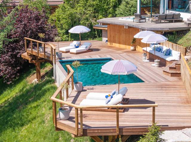 Chalet Gérardmer Jacuzzi 2 personnes · Domaine les Terres Bleues 