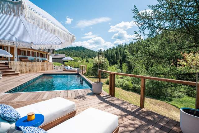 Chalet Gérardmer Jacuzzi 2 personnes · Domaine les Terres Bleues 